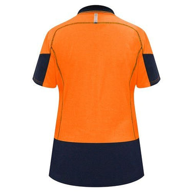 Bison Women's Quick-Dry Cotton Backed Polo Day/Only - Kiwi Workgear